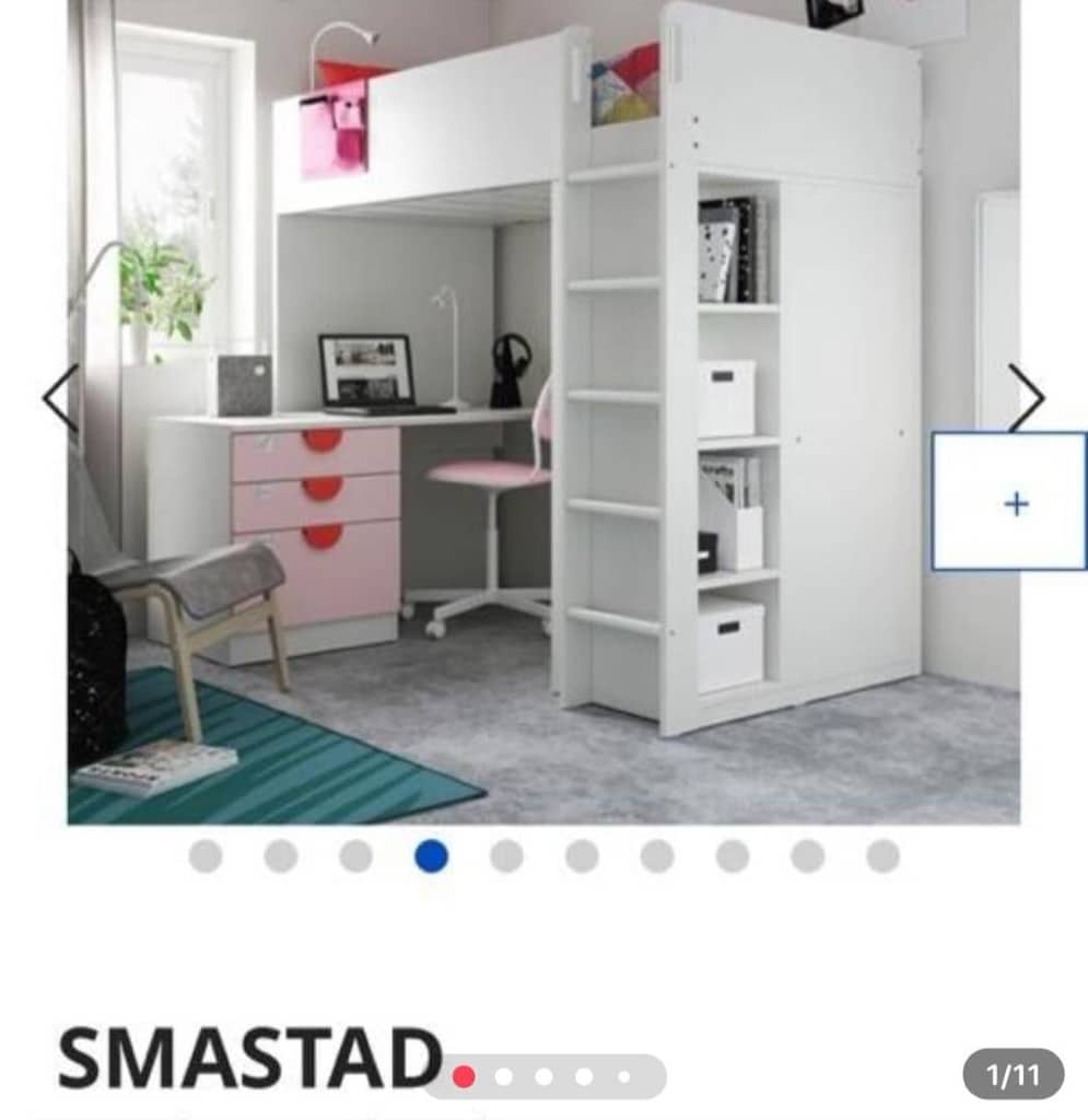 SATILIK 2 adet IKEA SMÅSTAD RANZA (90x200 cm) - 4