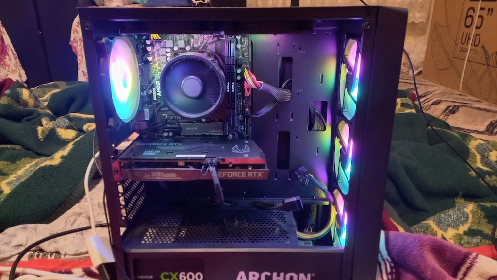 ANAKART + RAM + ARGB KASA PSU YEDEK PARÇA . EKRAN KARTI VE İŞLEMCi yok - 4