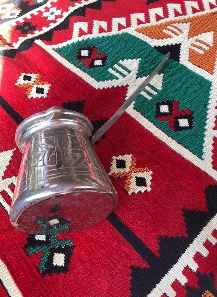 Antika Bakır Cezve - 3