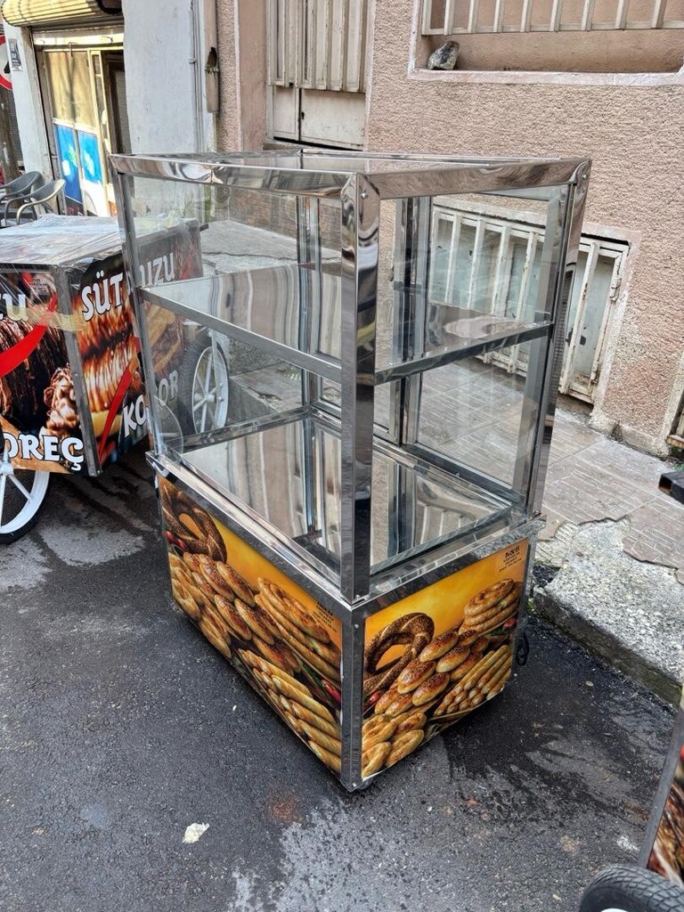 Seyyar Simit Dolabı, Seyyar Simit Arabası, Seyyar Araba, Seyyar Tezgah - 2