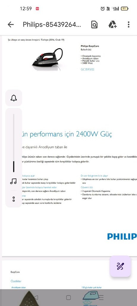 PHİLİPS EASY CARE ÜTÜ - 8
