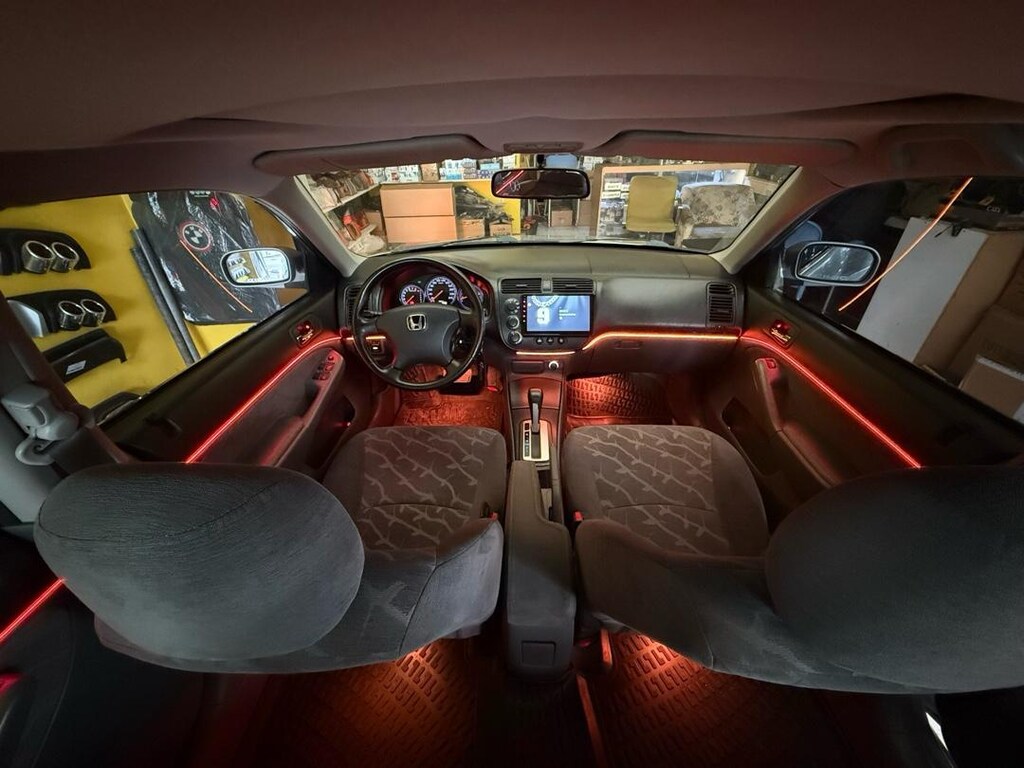 civic V TEC iç ambiyans 64 renk rgb animasyonlu - 15