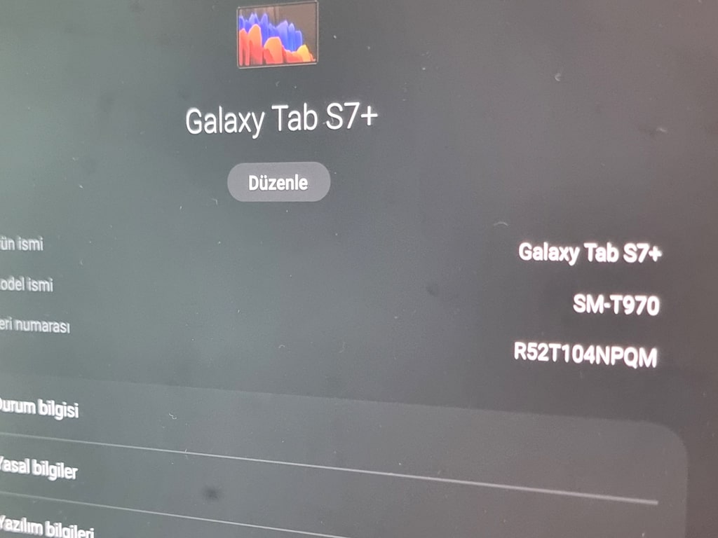 Samsung Galaxy Tab S7 Plus / 12.4 İNÇ / 256 GB - 4