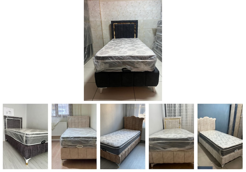 tek kişilik baza başlık yatak mbhrohamgl - 6