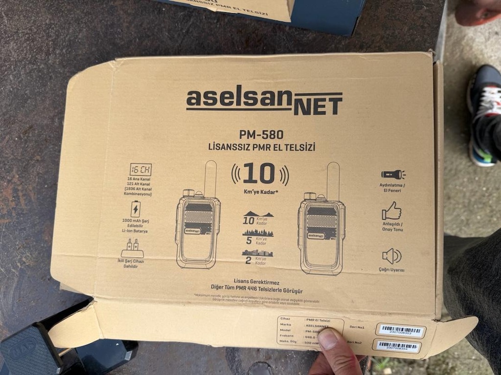 aselasan marka telsiz yeni gibi az kullanıldı - 2