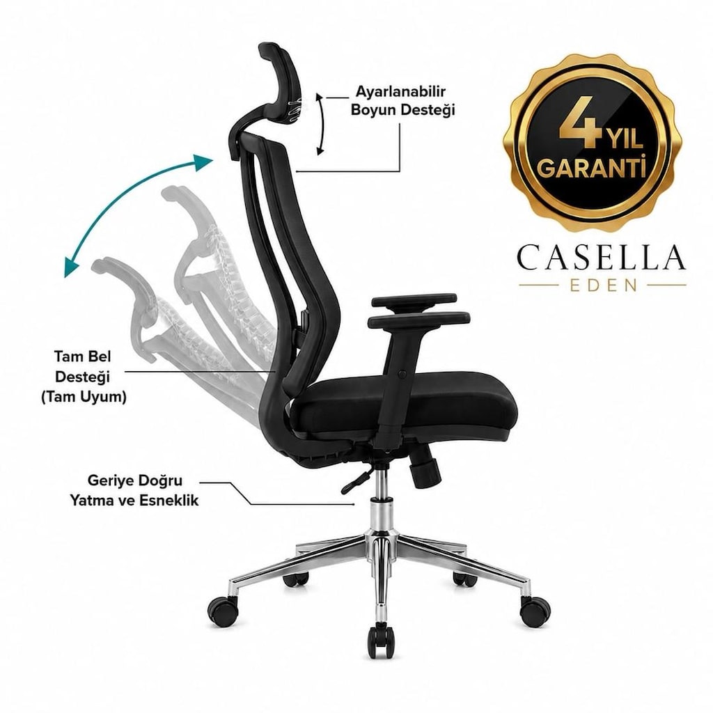Çalışma / Oyuncu / Müdür / Yönetici / Ofis Koltuğu Sıfır / 106 - 5