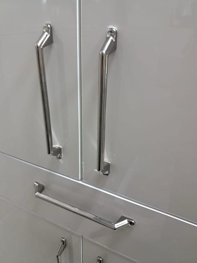 Özel Yapım Çamaşır & Kurutma Makinesi Üstü Banyo Dolabı - 8
