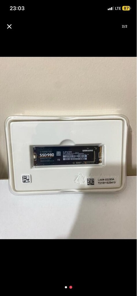 SATILIK SAMSUNG SSD 1 TB M2 SIFIR GİBİ - 2