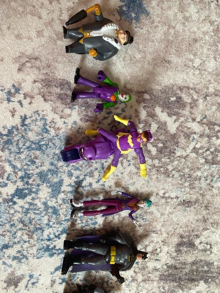 Orjinal Hot Wheels Metal Arabalar & DC Batman Araç ve Figür Seti - 8