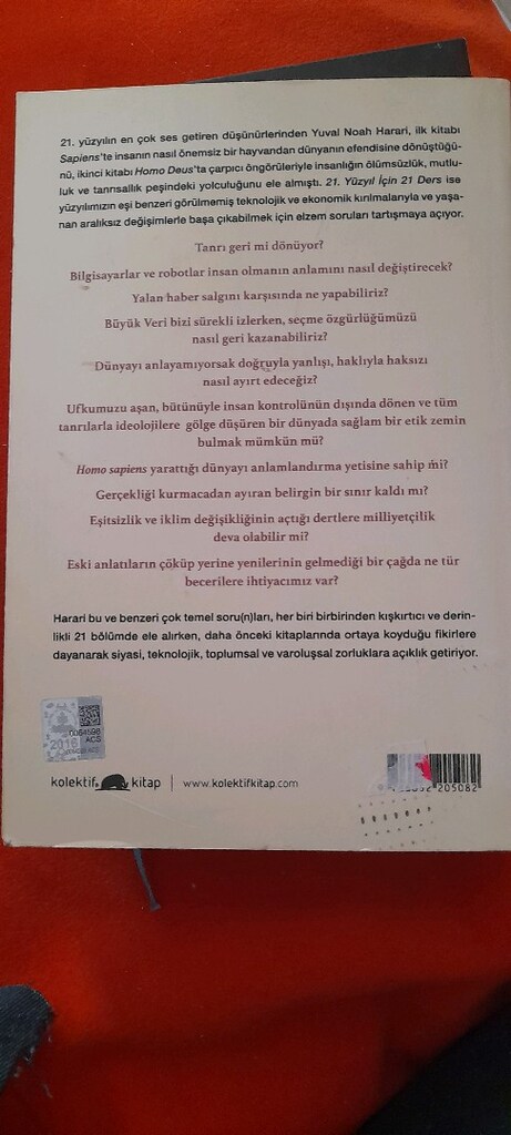 21.Cİ YÜZYIL İÇİN 21 DERS,YUVAL NOAH HARARI - 2