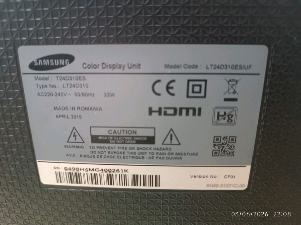 SAMSUNG T24 D310ES Uydulu tv - 2