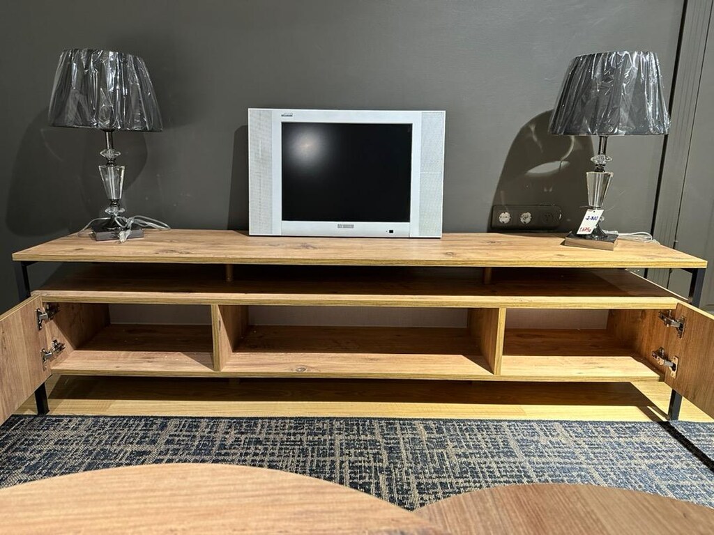 Sıfır.. Masif Mdf Ahşap Cool Tv Ünitesi - 2