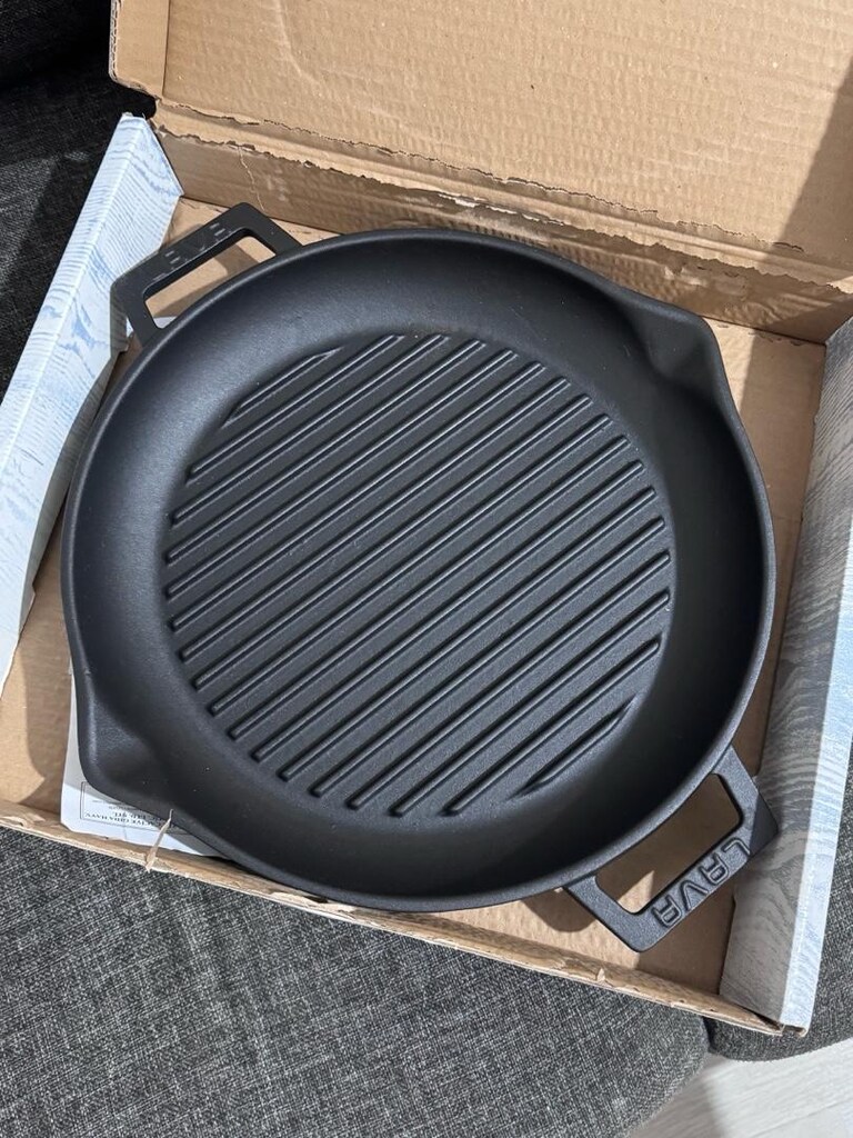 LAVA 30 CM DÖKÜM DEMİR IZGARA TAVA - 2