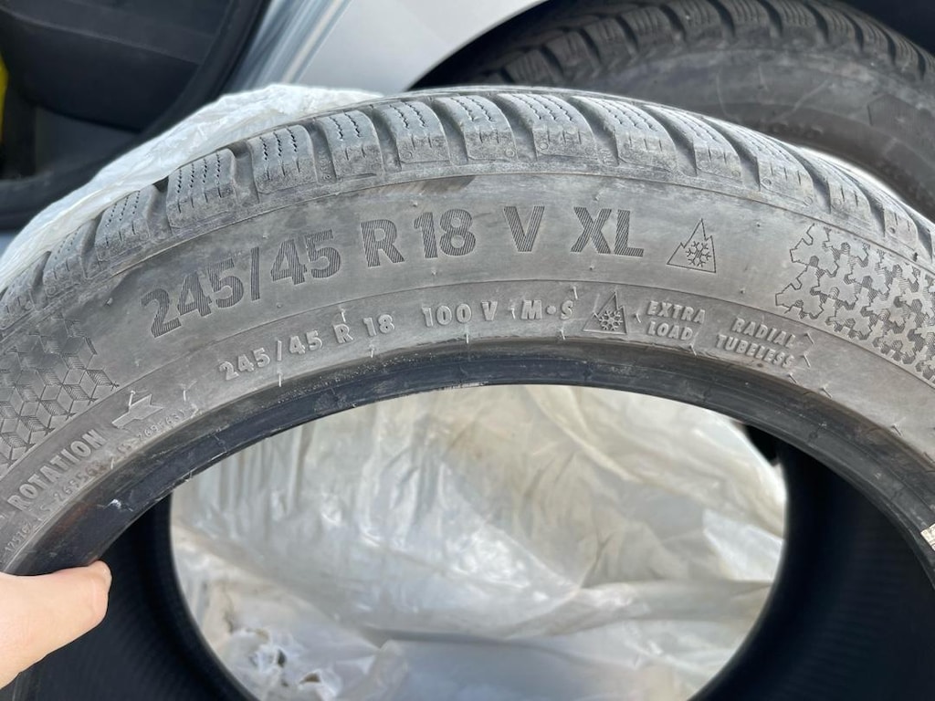 4 ADET 245 45 R18 KIŞLIK XL CONTİNENTAL - 5