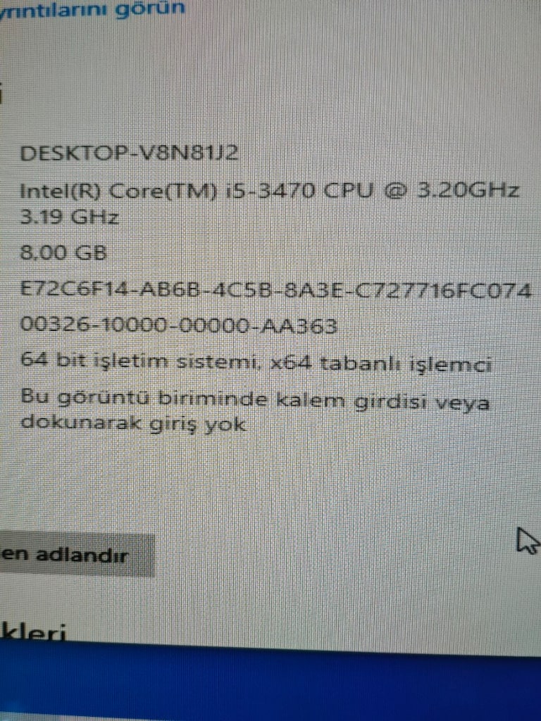 Intel İ5 3470 masa üstü - 7