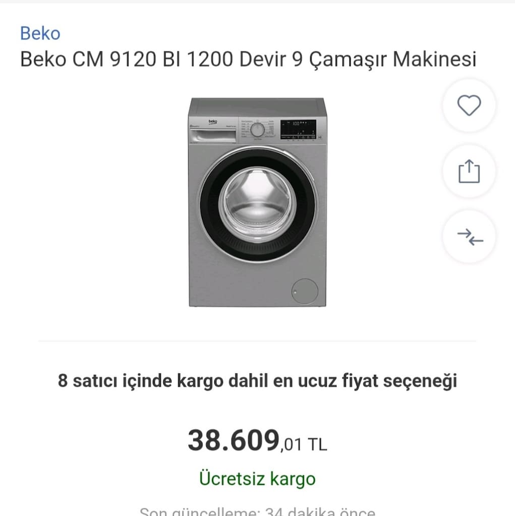 BEKO ÇAMAŞIR MAKİNESİ - 2
