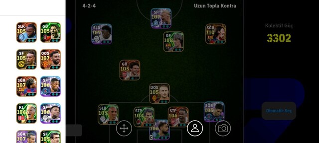 pes mobile hesap