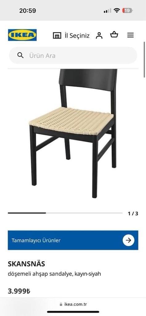 ikea Hazeran Hasır Sandalye - 4