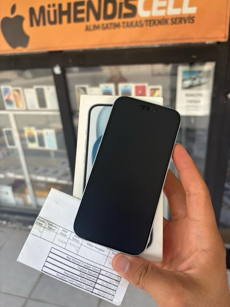 MÜHENDİSCELL’DEN YURTİÇİ İPHONE 15 6 AYLIK 18 AY GARANTİLİ - 2
