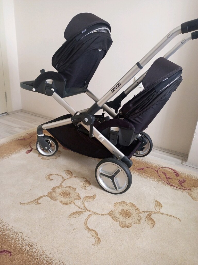 Prego İkiz Bebek Arabası – Çok Temiz Kullanılmış, Sorunsuz ve Kullanış - 13