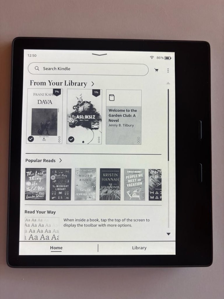 Amazon Kindle Oasis 10. Nesil - 32 Gb - Gri Kasa - 2