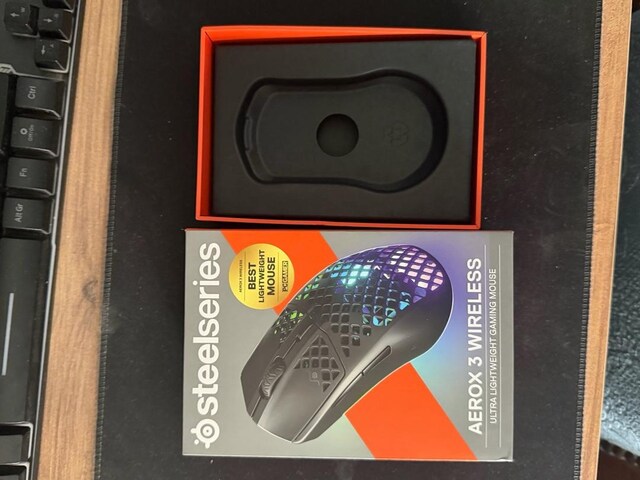 SteelSeries Aerox 3 Wireless RGB Kablosuz Oyuncu Mouse (Kutulu)