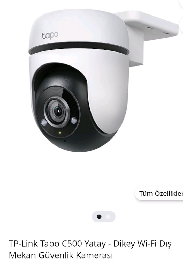 Tapo C500, 1080P Full HD Dış Mekan Wi-Fi Güvenlik Kamerası, Hareket Te - 4