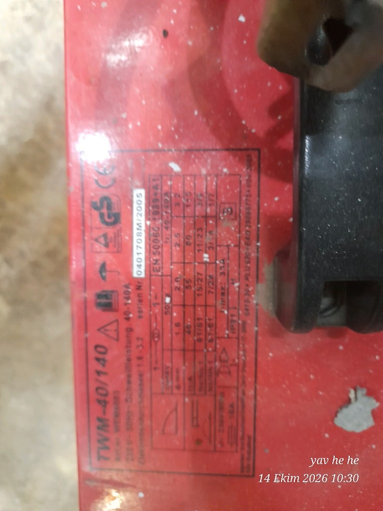 çanta tipi TWM-40/140 kaynak makinesi - 5