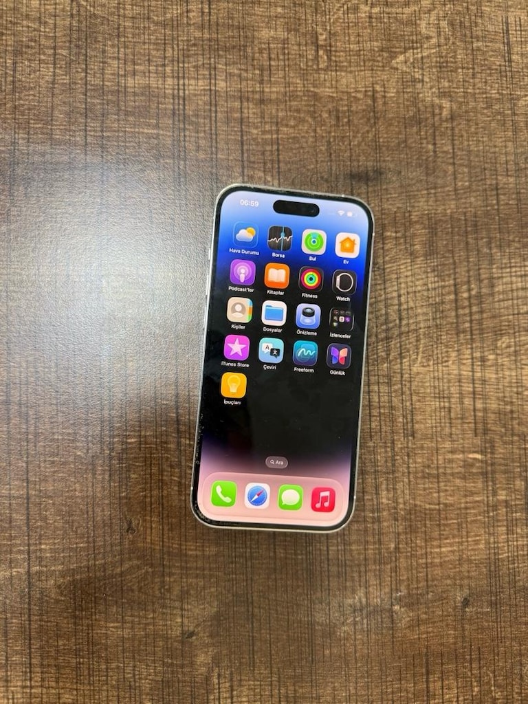 İPHONE 14 PRO 128 GB GÜMÜŞ PİL 93 YURTİÇİ FATURALI HATASIZ DEĞİŞENSİZ - 11
