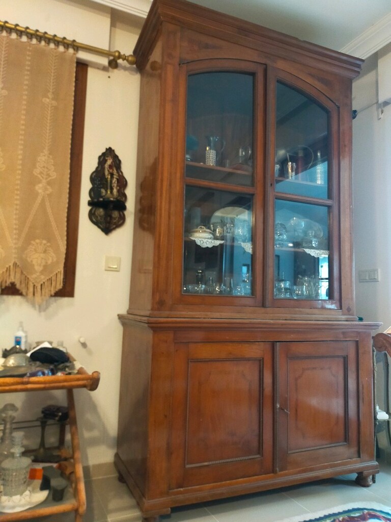 ceviz, klasik gumusluk vitrin - 2
