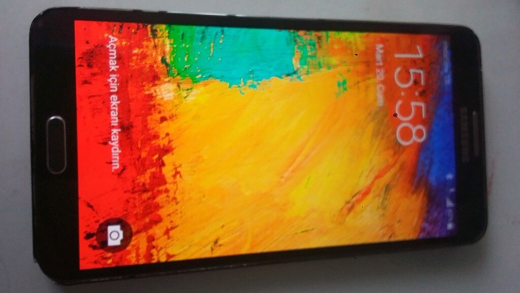 Samsung Galaxy Not 3 aktif hattı tak kullan kallafi siyah renk - 5