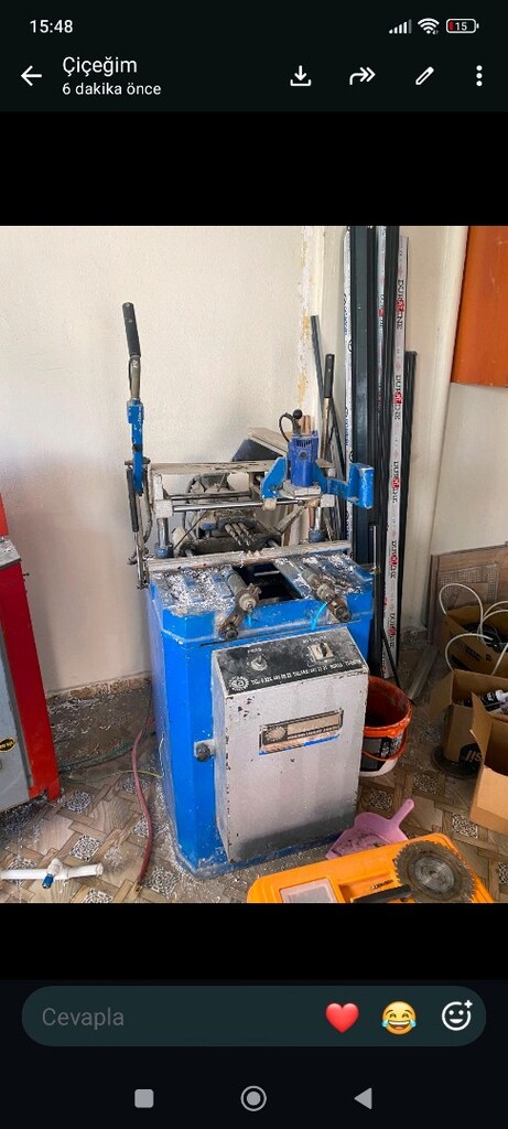 pvc makinalr 5 li set bakımlar yaplmıs 300 lt kompresr çalışır durumda - 2