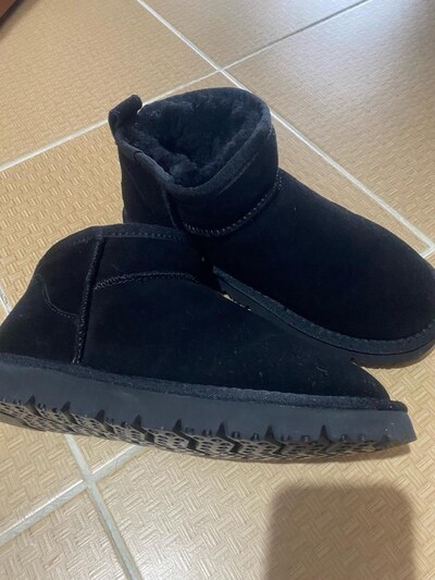 Ugg Sıfır Yünlü Siyah Bot