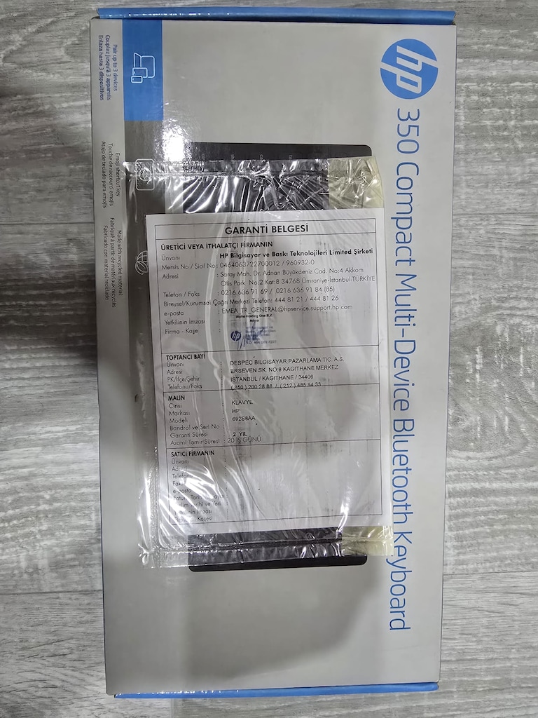 **SIFIR** HP 350 Bluetooth Klavye Çoklu Cihazda Kullanılabilir - 3