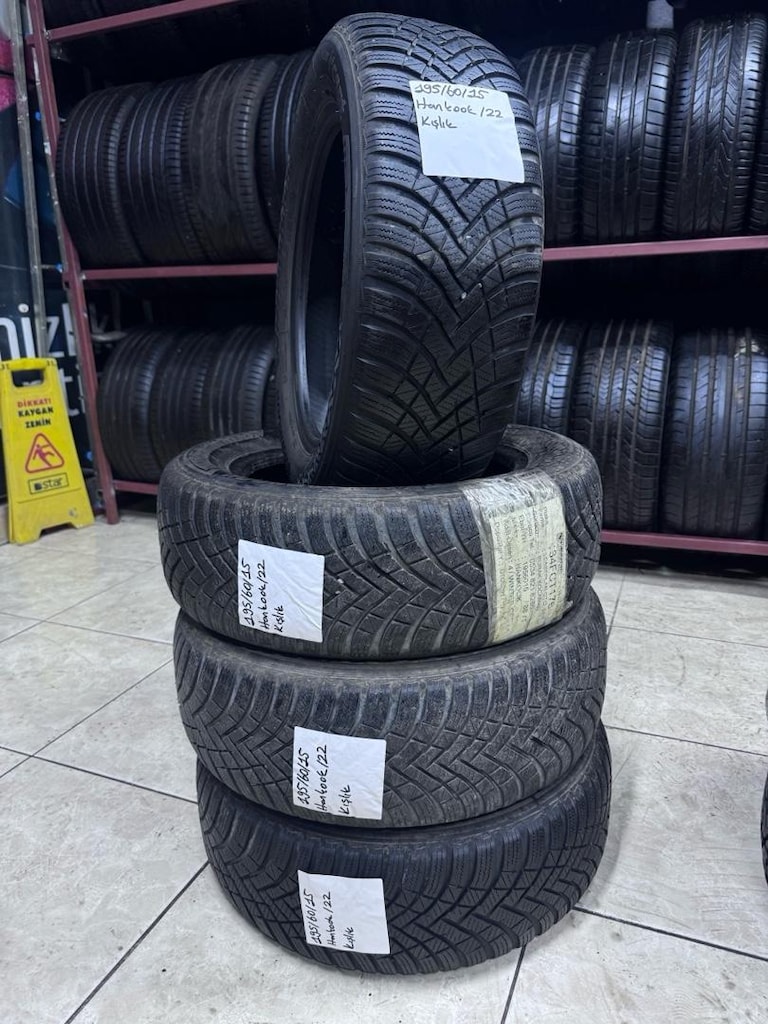 195 60 15 HANKOOK KIŞLIK TAKIM SIFIRDAN FARKSIZ - 2