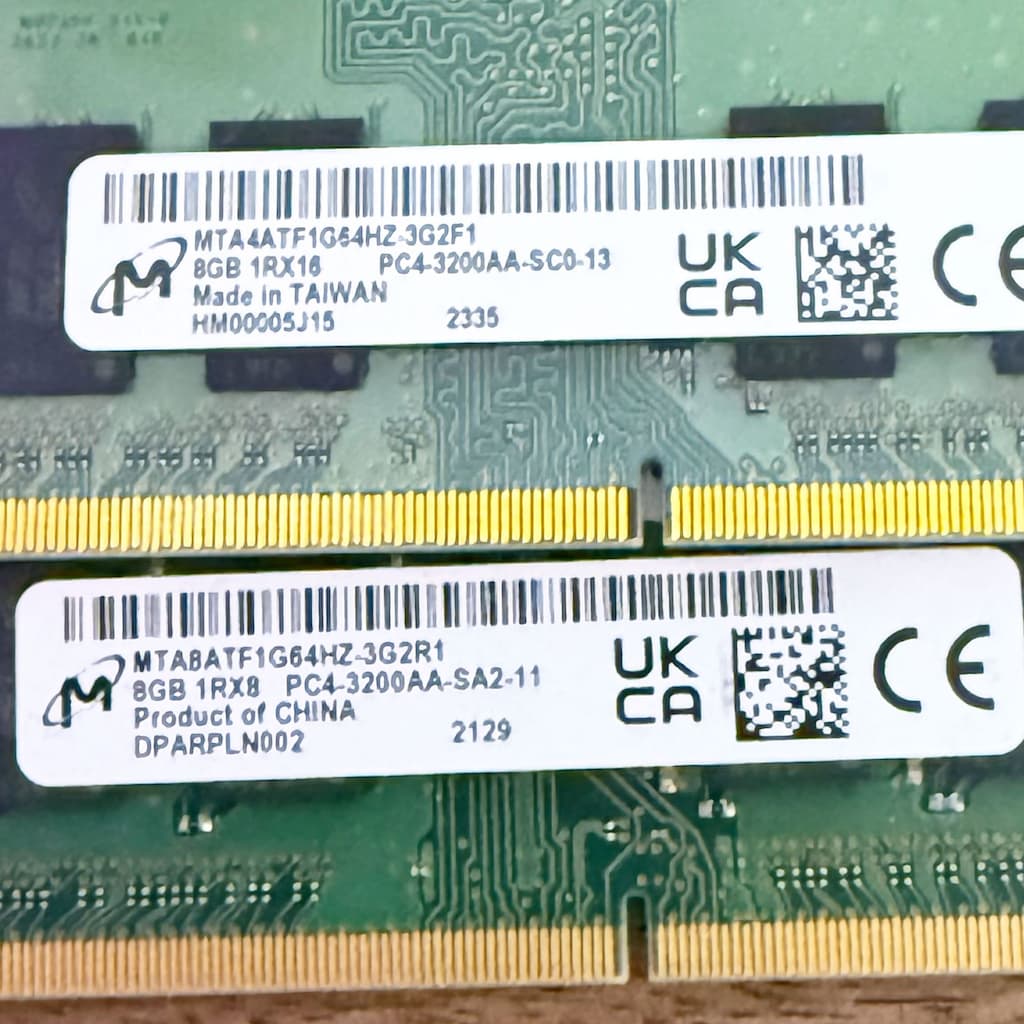 Micron 16GB (2x8GB) 3200MHz DDR4 Notebook RAM Seti - 4