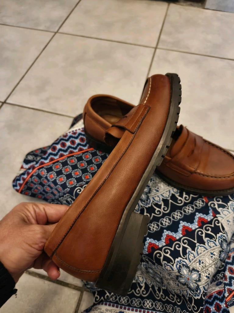 Beta marka deri loafer. 37 numara. Sıfırdır - 4