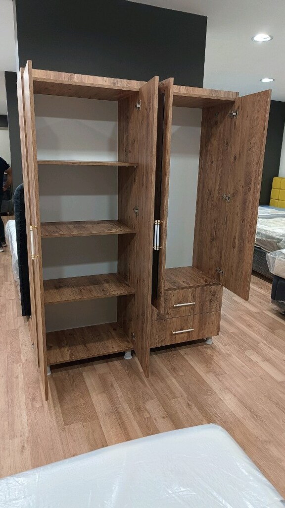 4 kapılı mdf dolap - 2