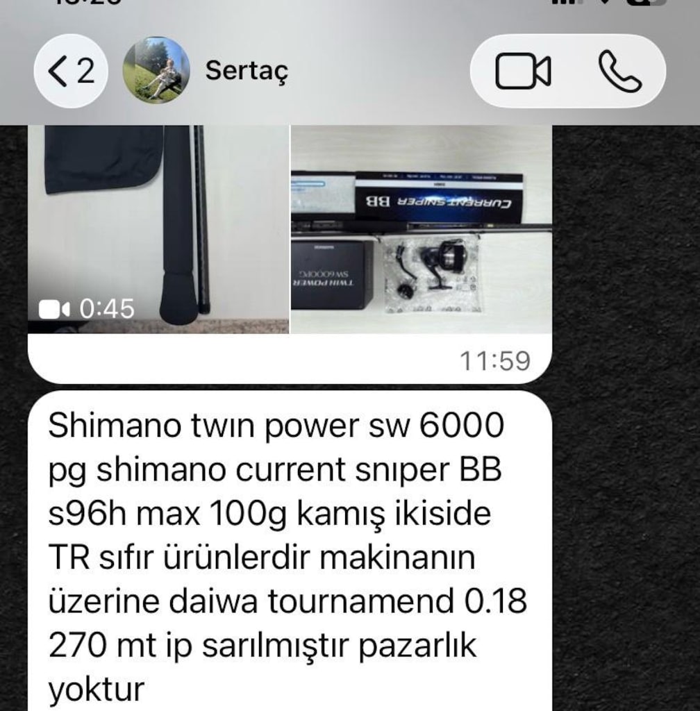 Balık avlama olta seti sıfır ürün - 3
