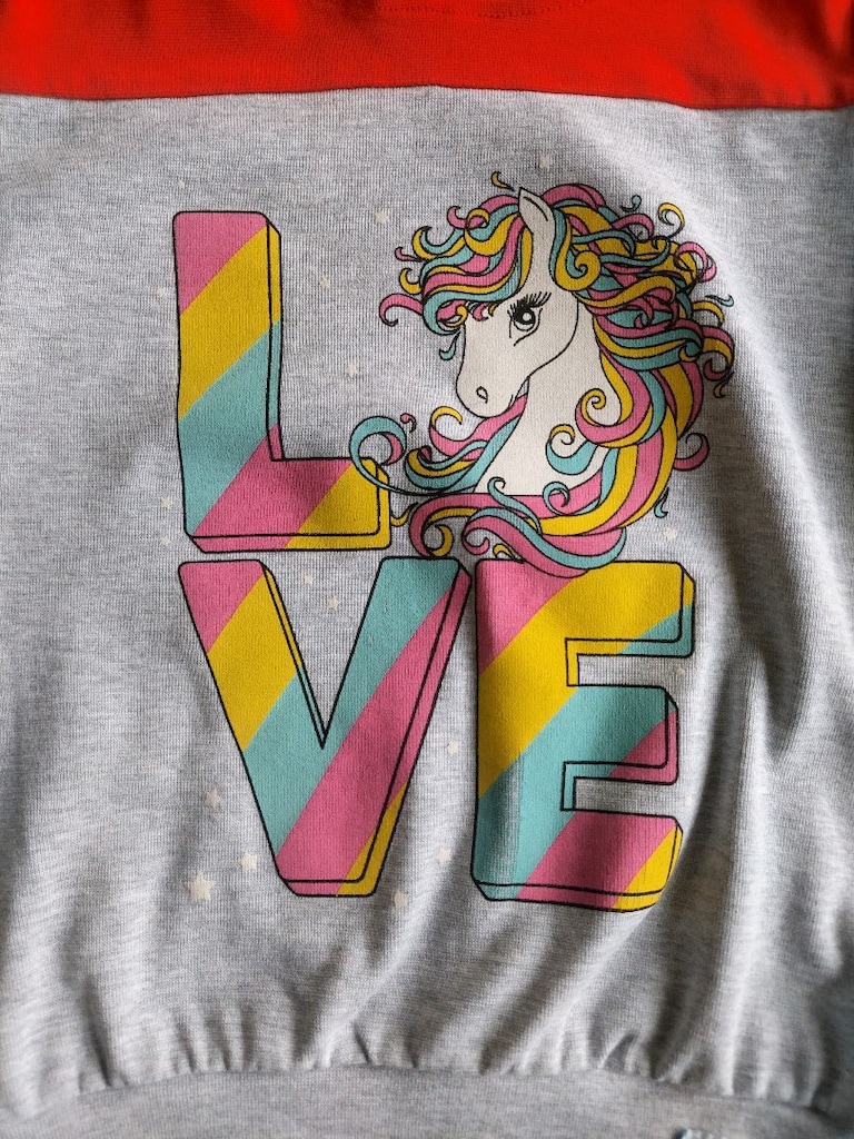 DİSNEY unicorn- yazı desenli sweatshirt - 11