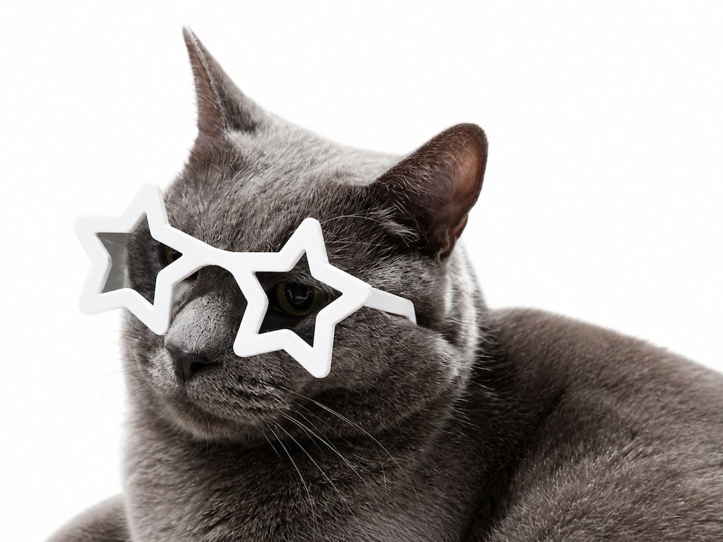Yapı3D Kedi Gözlük Seti 3’lü | Renk Seçenekli Eğlenceli Kedi Aksesuarı - 3