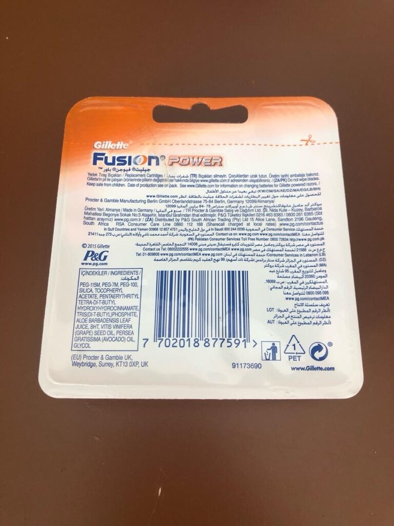 gillette fusion başlık kartuş - 2