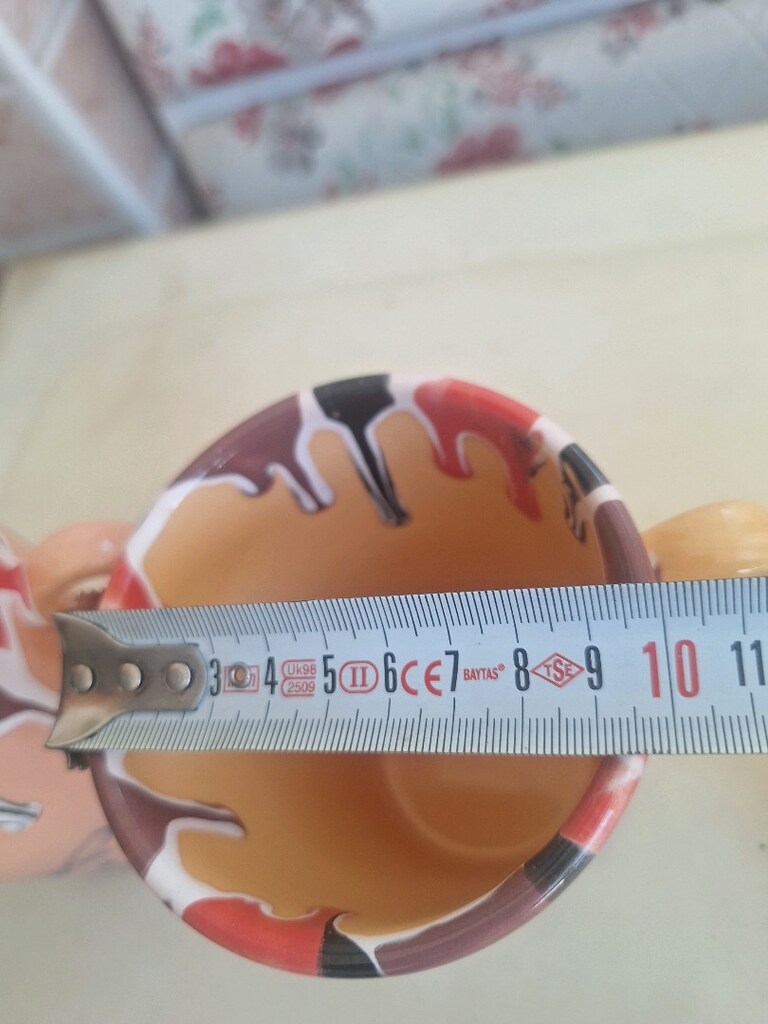 büyük kupa bardağı ölçüsü fotoda da mevcuttur 2 adet fiyatı 200tl - 3