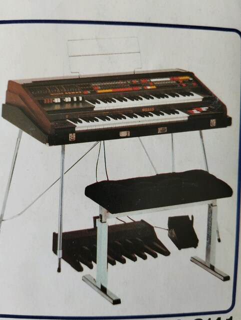 Alman Marka Wersi Comet Organ, Piyano