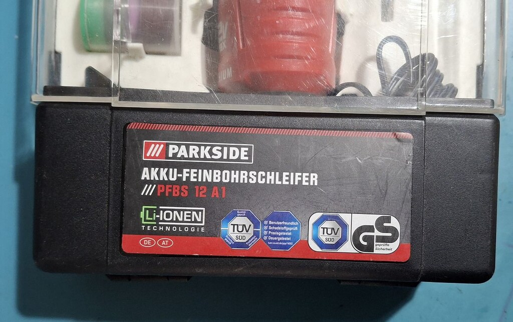 Parkside Akülü hassas matkap/taşlama makinesi 12V 1A Li-ion. 80 parça - 8