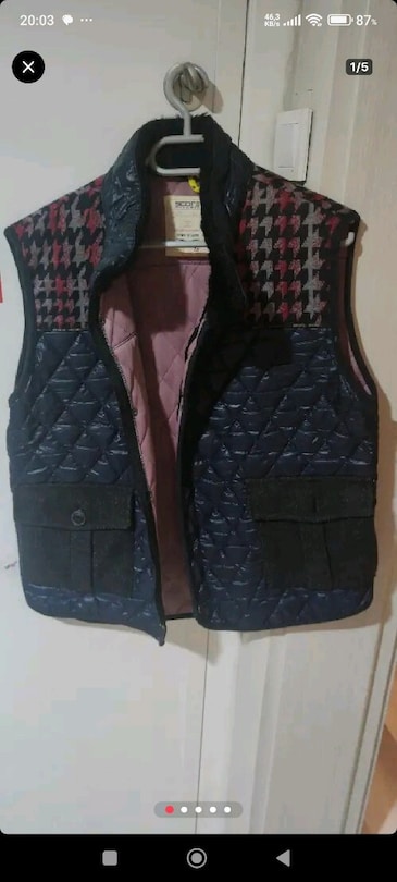 super sik yelek 3/4 kez evde giyildi sadece ufak geliyor - 3
