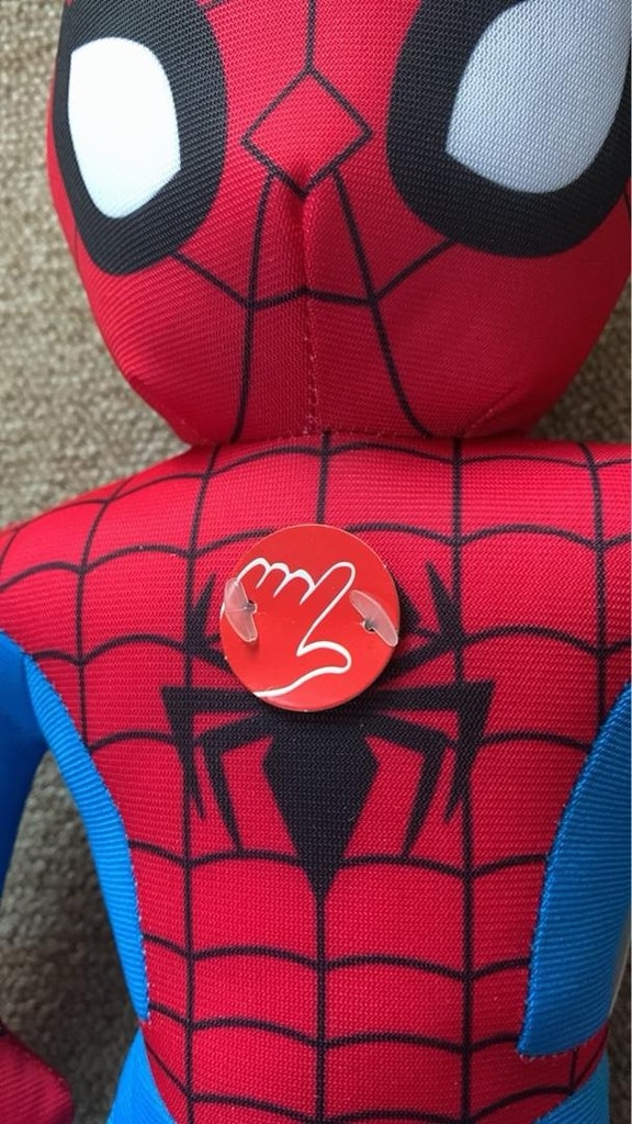Spiderman oyuncak büyük boy pelüş sesli yeni etiketli - 2