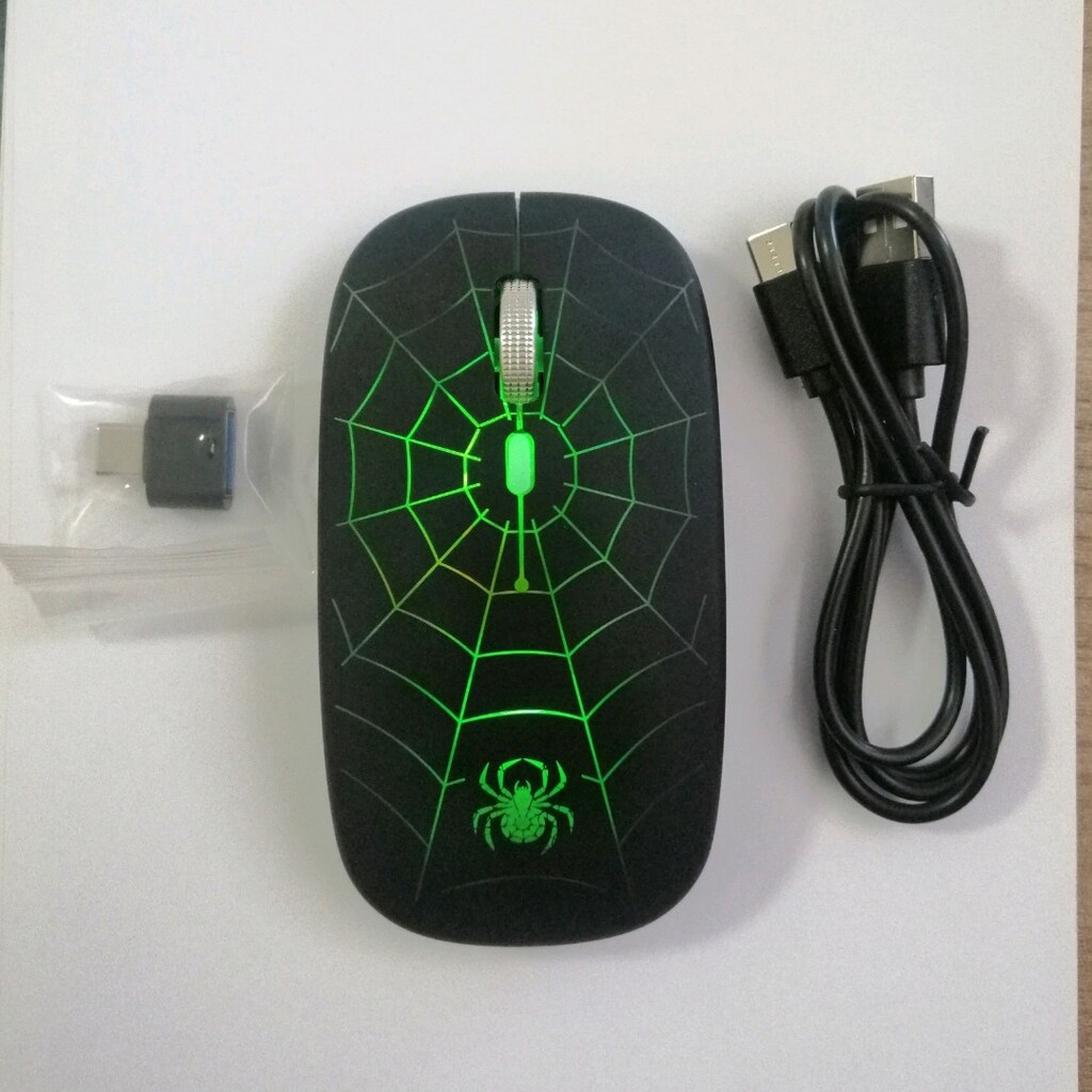 Kablosuz, şarjlı, rgb fare 800/1200/1600 DPI ayarlanabilir mause - 10