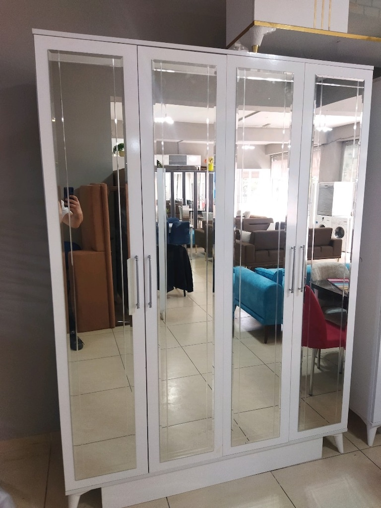 özel ölçülü 4 kapaklı gardolabi - 5