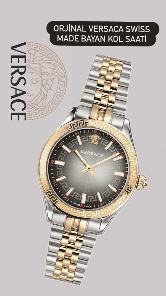 ORJİNAL VERSACE SWİSS MADE BAYAN KOL SAATİ - 8